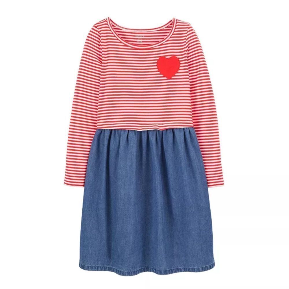 Carter's Striped Chambray Dress size 12